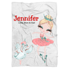 Ballerina Personalized Minky Blanket (multiple versions) - BitsyBon
