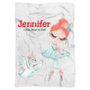 Ballerina Personalized Minky Blanket (multiple versions) - BitsyBon
