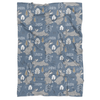 Blue Bunnies Personalized Minky Blanket - BitsyBon
