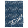 Parental (Dad, Father, Grandpa, Step Dad) Minky Repeat Blanket
