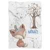 Blue Forest Fun Best Personalized Baby Blanket - BitsyBon