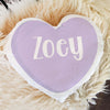 Candy Heart Personalized Name Throw Pillow