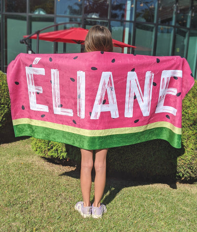 Personalized Watermelon Towel