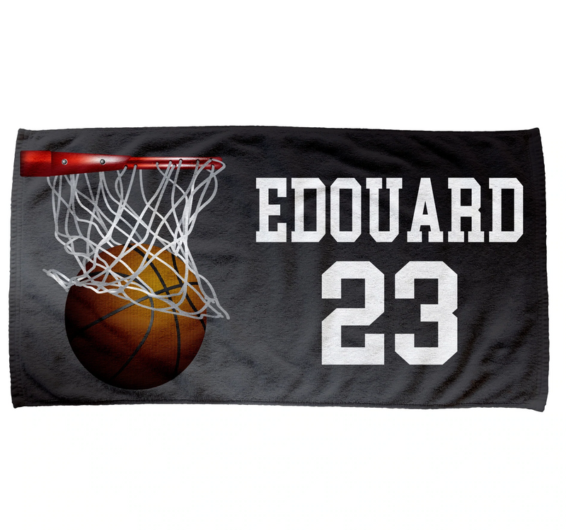Basketball Team Personalized Towel