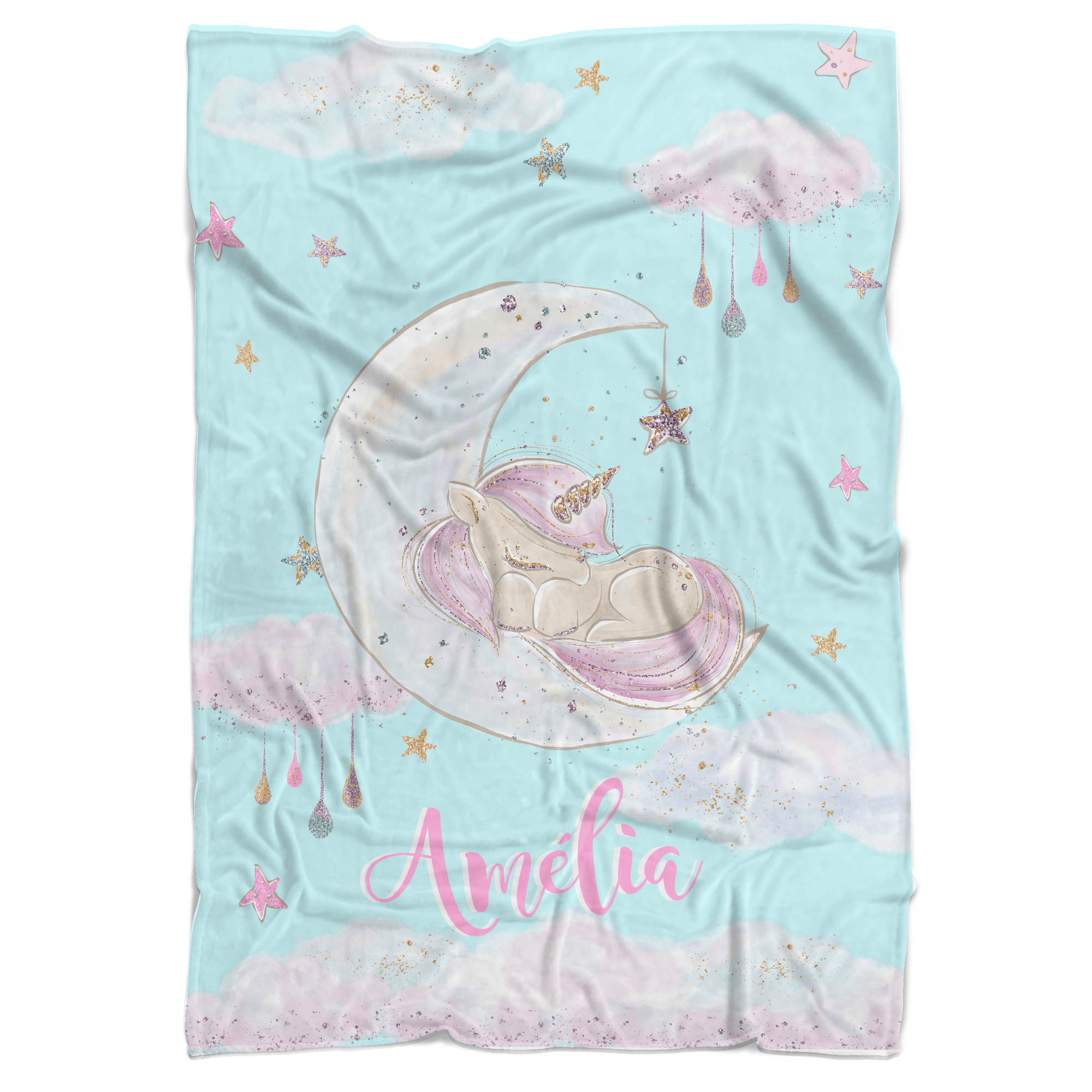 Fairytale Princess Personalized Minky Blanket - BitsyBon